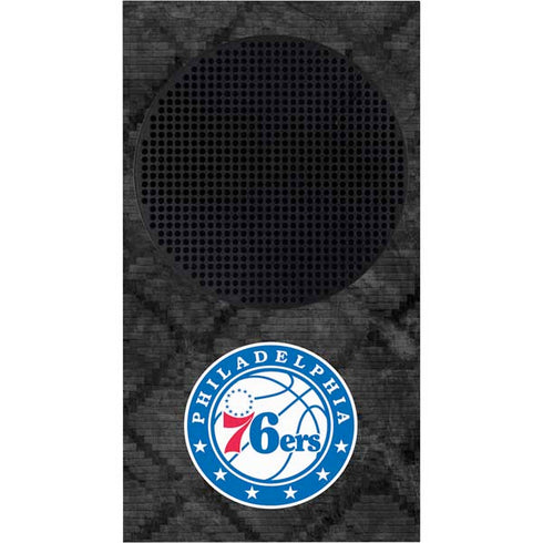 NBA Philadelphia 76ers Black Rust Xbox Series S Console Skin